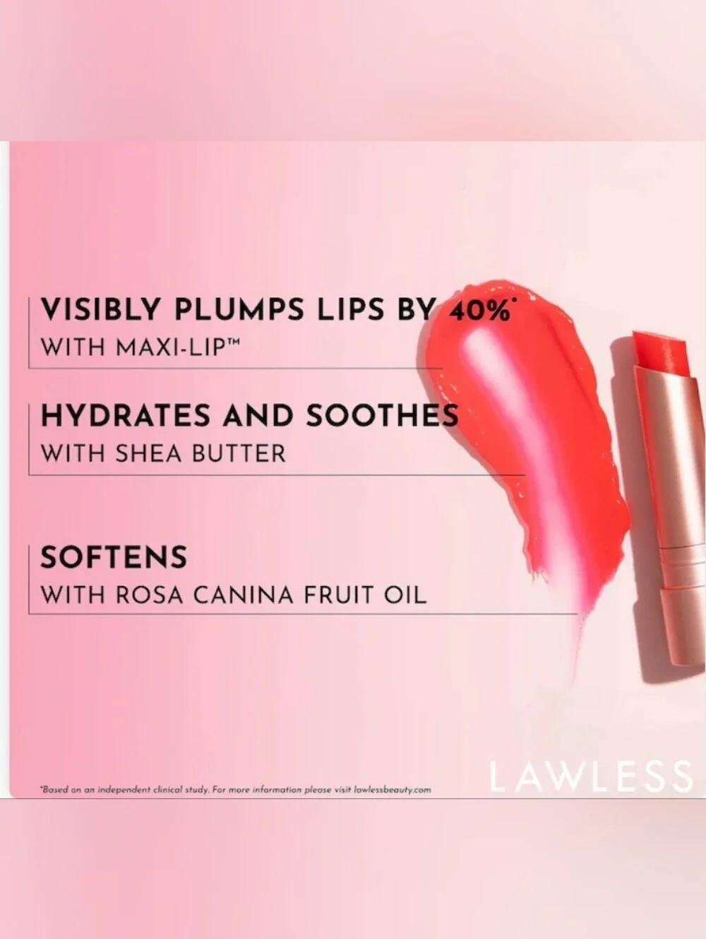 LAWLESS Forget the Filler Lip-Plumping Line-Smoothing Tinted Lip Balm